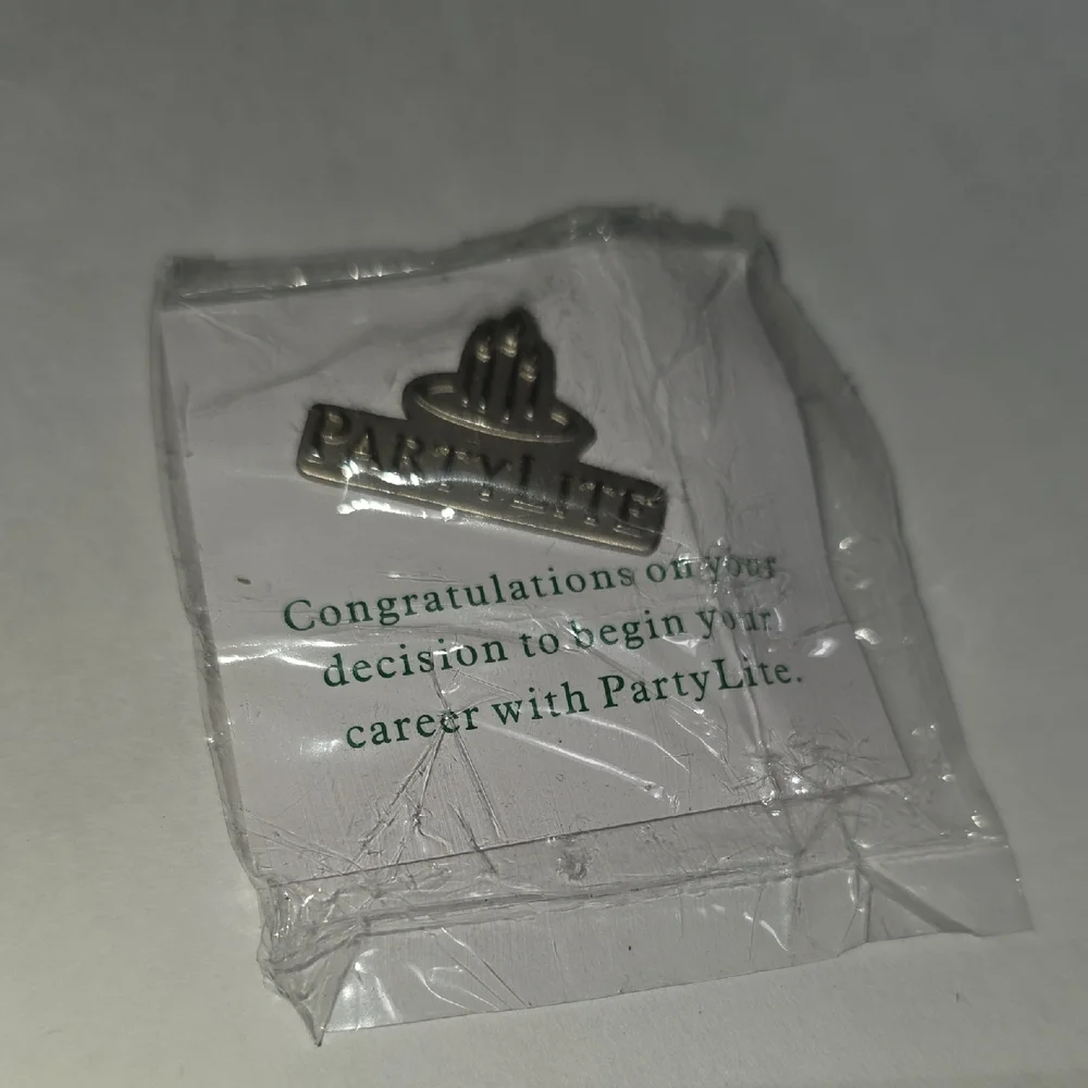 PartyLite Silver Logo‎ Pin